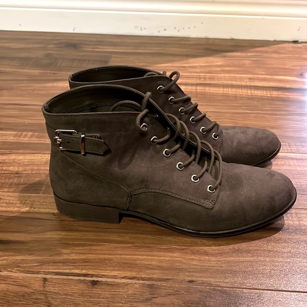 Call It Spring Olive Ankle Booties